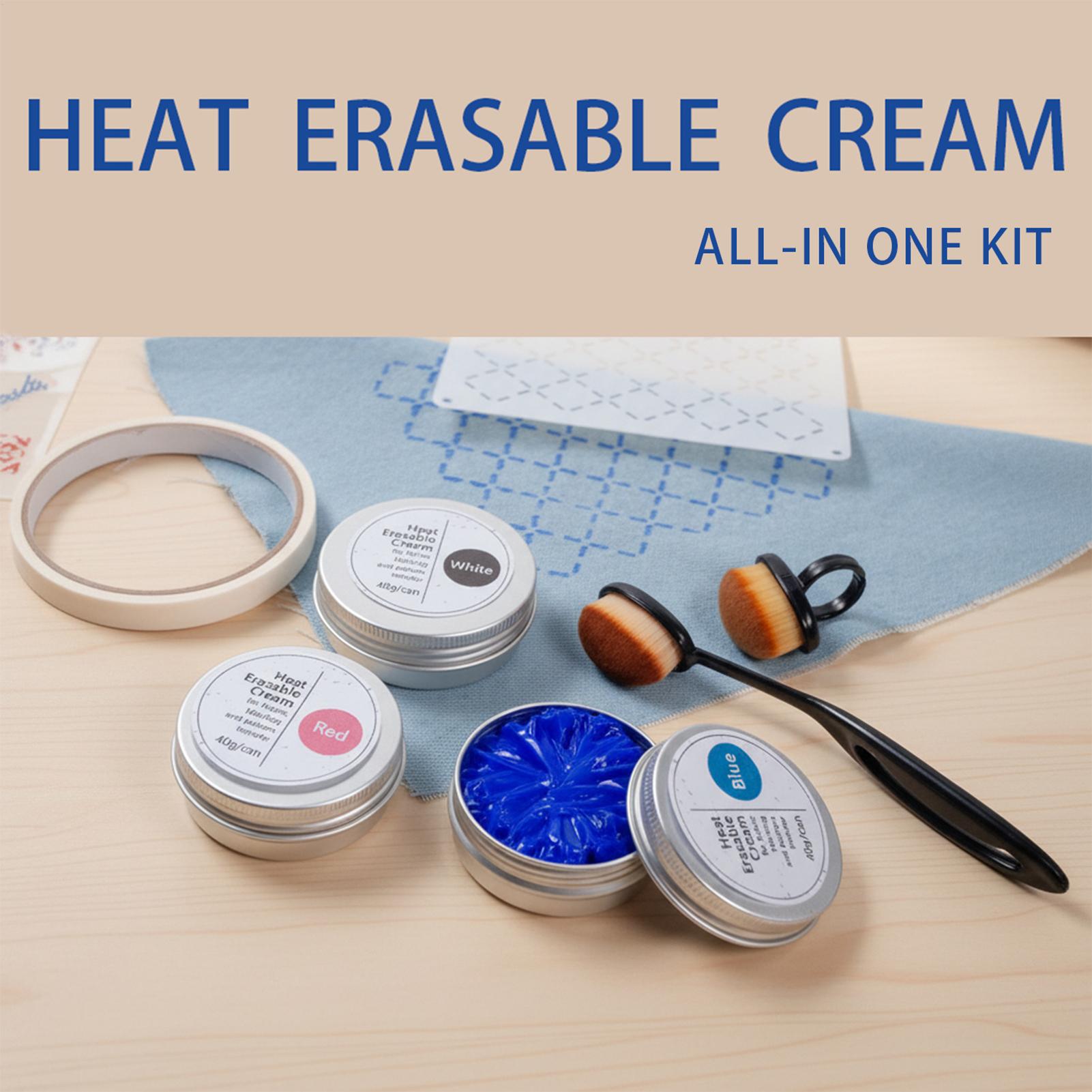 Embroidery Cream - Kit Crema Termocancellabile per Tessuti 40g/Barattolo