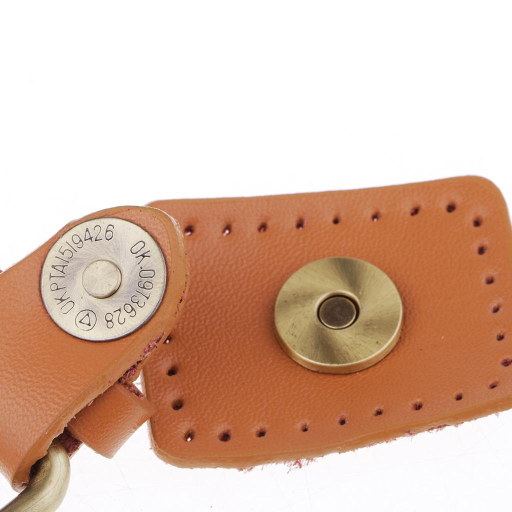 Embroidery On Leather - Fibbie Magnetiche in Pelle da Cucire,