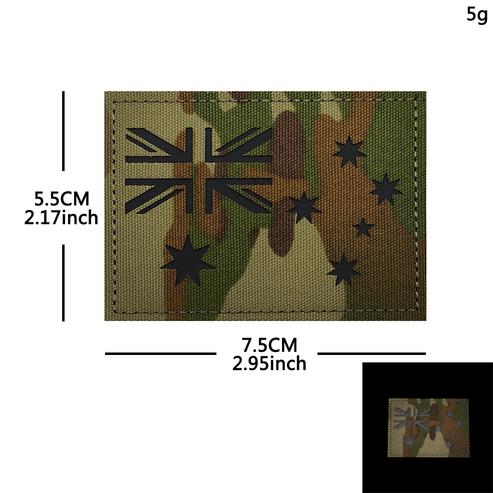 Embroidery In Australia - Toppe Bandiere Australia in Vari Colori