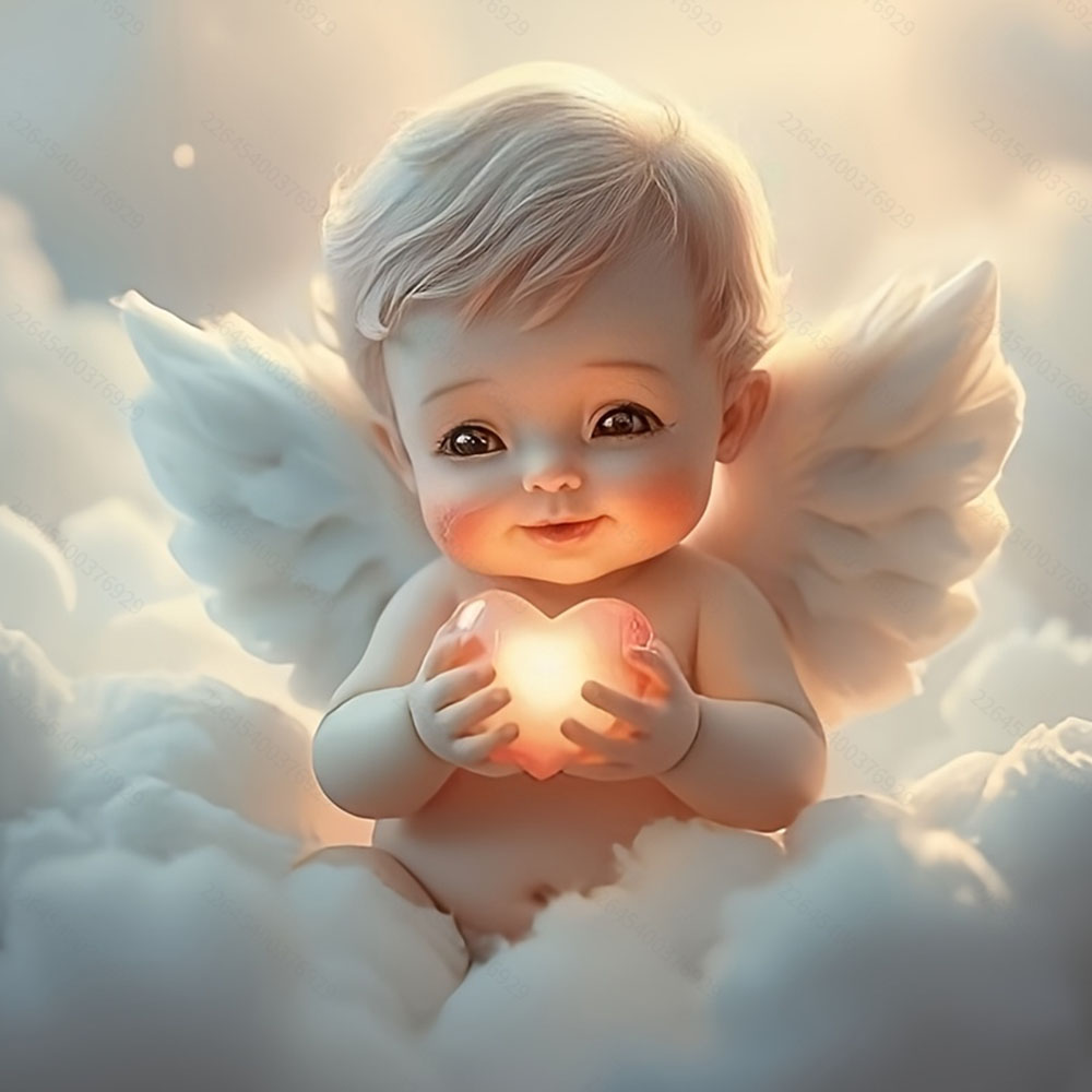 Embroidery Translate - Set Pittura Diamante Love Little Angel