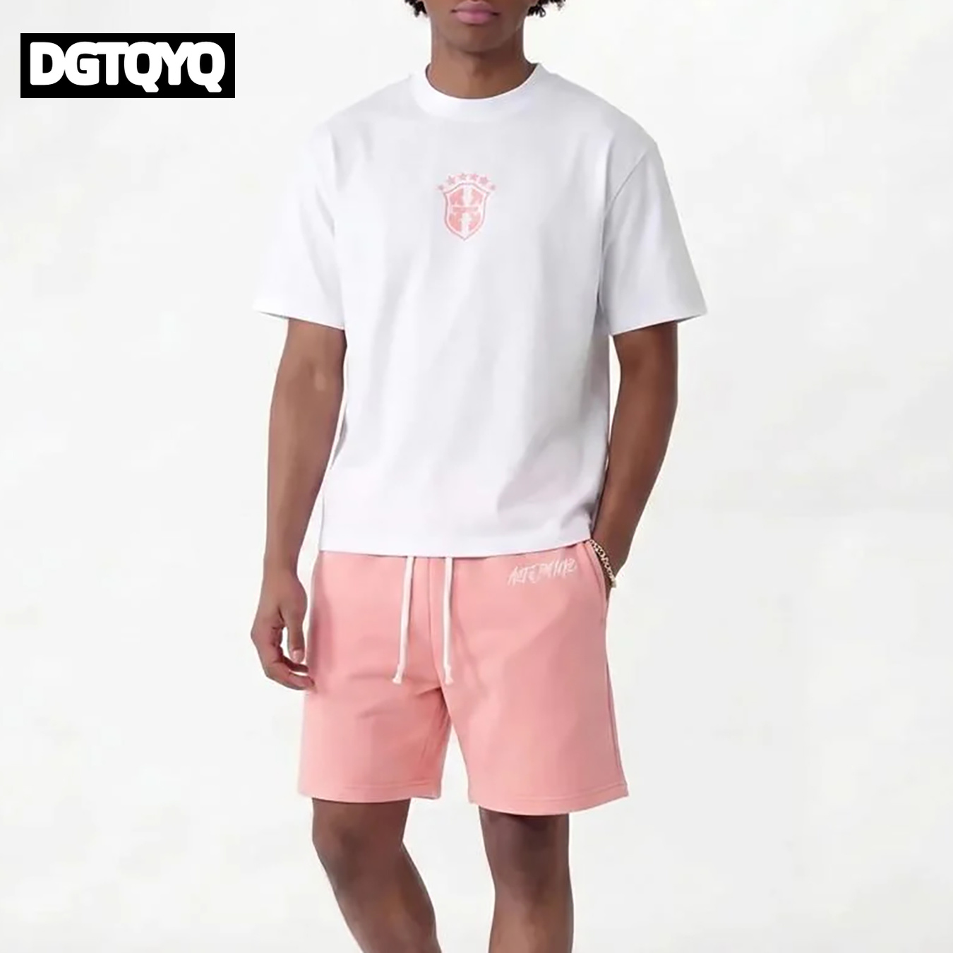 Embroidery Tshirt - Nuovo Set Estivo da Uomo: Pantaloncini