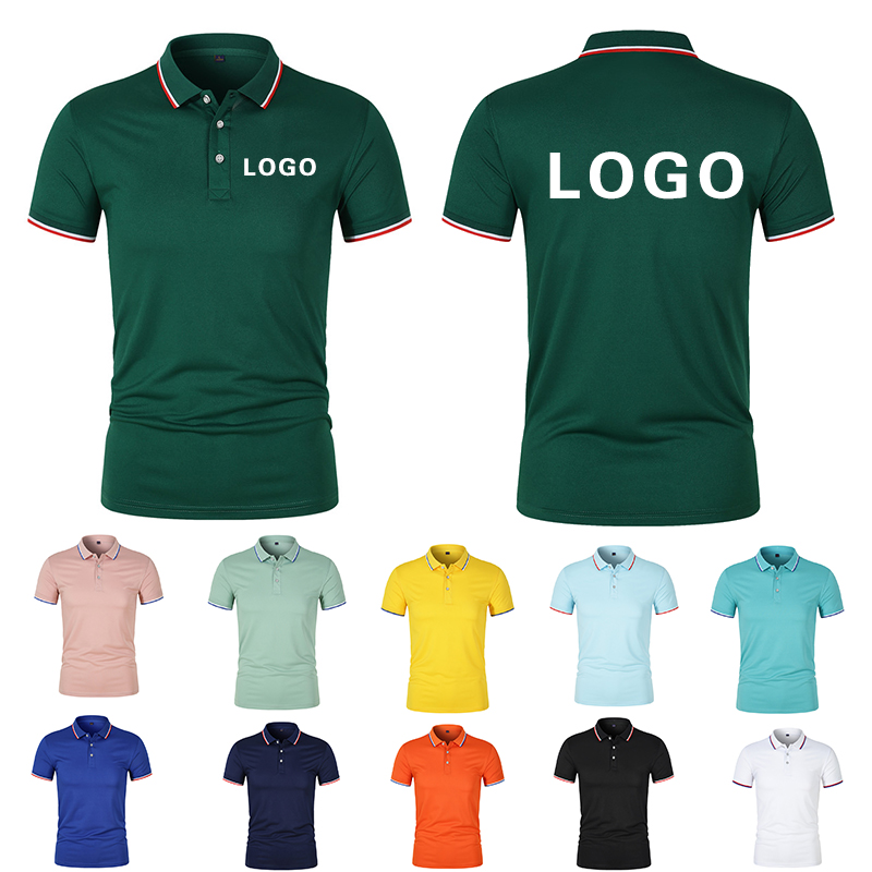 Embroidery Tshirt - Polo estiva da uomo e da