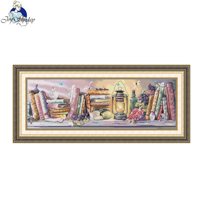 Embroidery Cream - Kit per Punto Croce Joy Sunday,