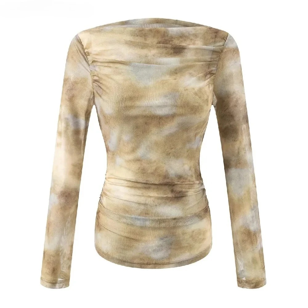 Embroidery Tshirt - T-shirt da donna 2025 sexy con