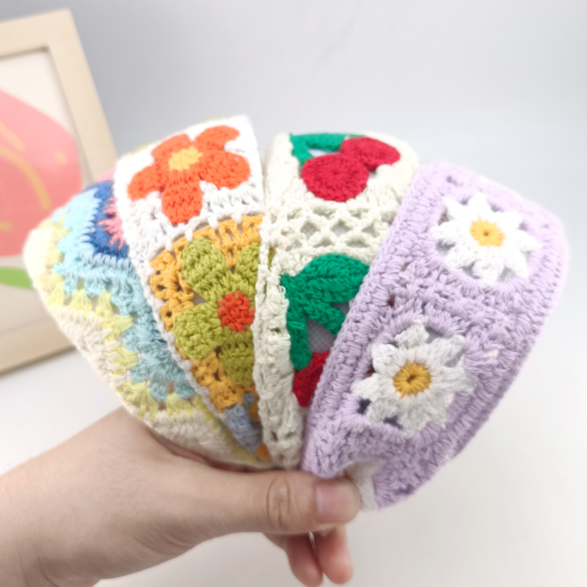 Embroidery Hoop Plastic - Cerchietti per capelli da ragazza con