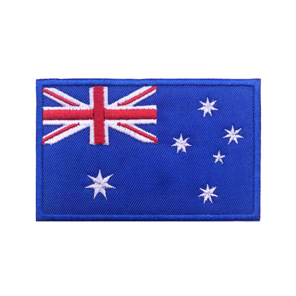 Embroidery In Australia - Bandiera australiana Australia Toppe da braccio