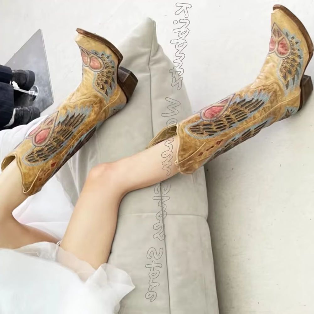 Stivali western da cowboy rica - Embroidery On Leather recensione e prezzo