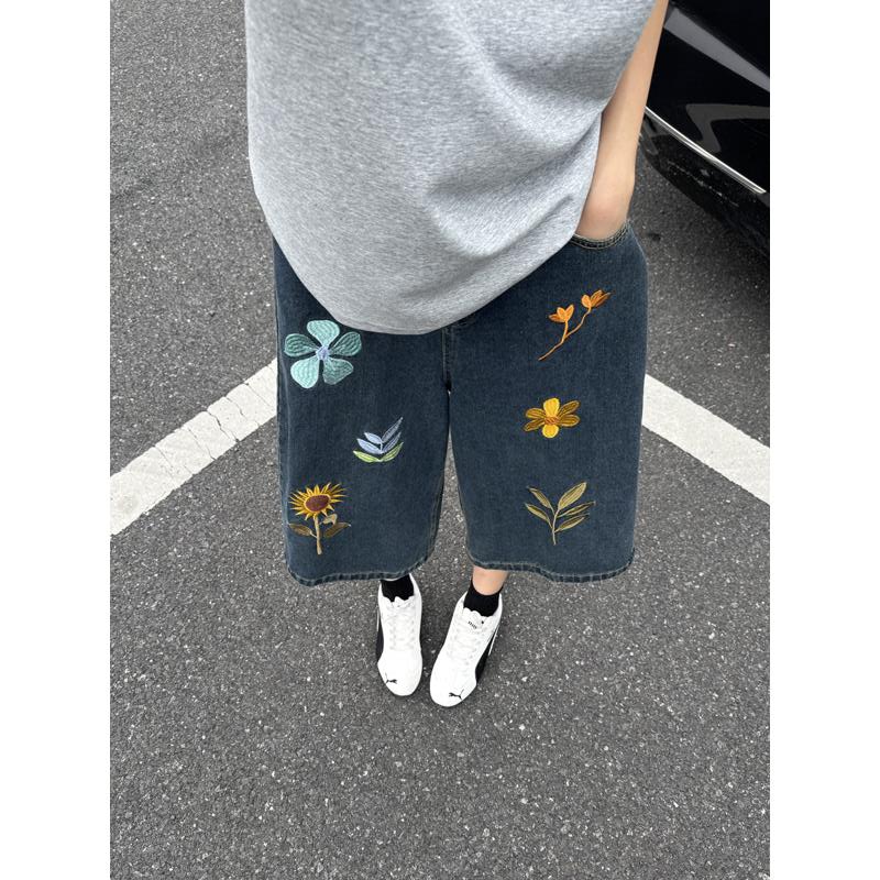 Shorts in denim unisex stile c - Embroidery Jeans recensione e prezzo