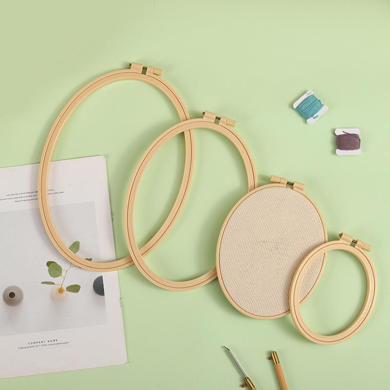 Imitazione bambù plastica oval - Embroidery Hoop Plastic recensione e prezzo