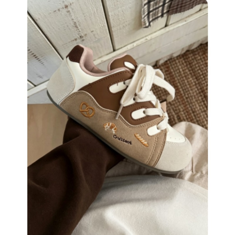 Sneakers Color-Block per Ragaz - Embroidery Cream recensione e prezzo