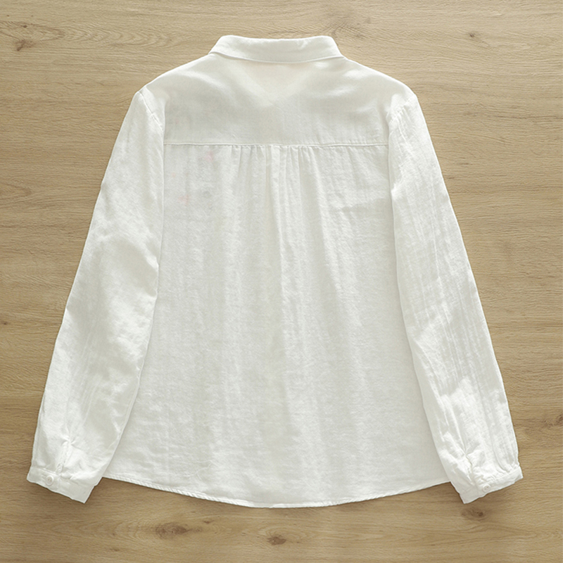 Blusa a maniche lunghe in coto - Embroidery Artist recensione e prezzo