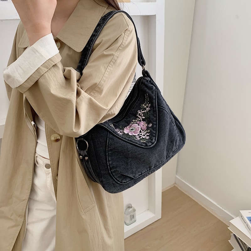 Borsa a Tracolla Vintage in De - Embroidery Jeans recensione e prezzo