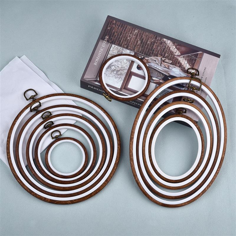 Set di Telai Rotondi e Ovali i - Embroidery Hoop Plastic recensione e prezzo