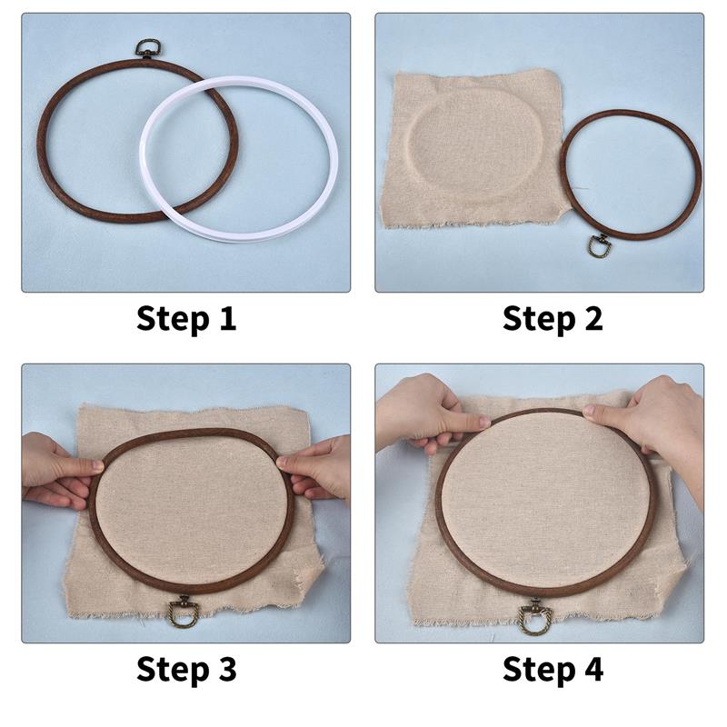 Set di Telai Rotondi e Ovali i - Embroidery Hoop Plastic recensione e prezzo