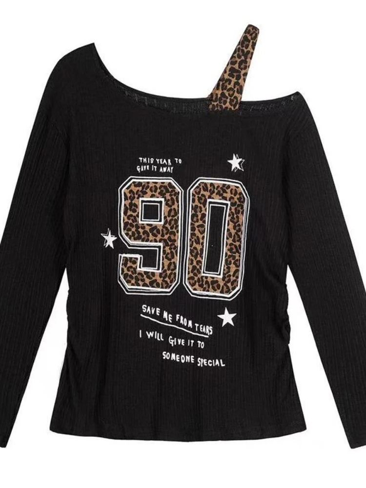 T-Shirt con Stampa Leopardata  - Embroidery Tshirt recensione e prezzo