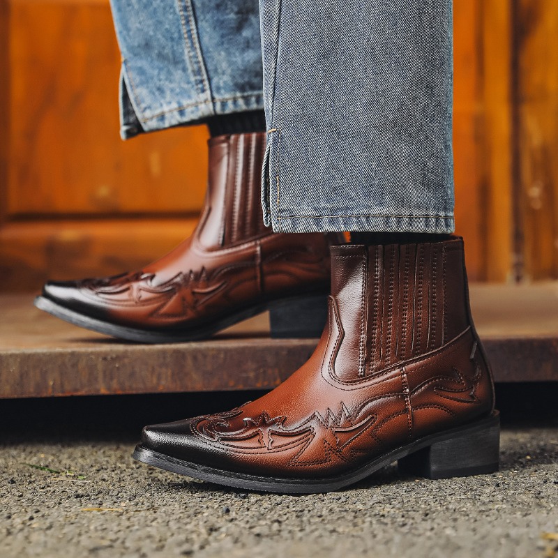 Stivali da Cowboy Occidentali  - Embroidery On Leather recensione e prezzo