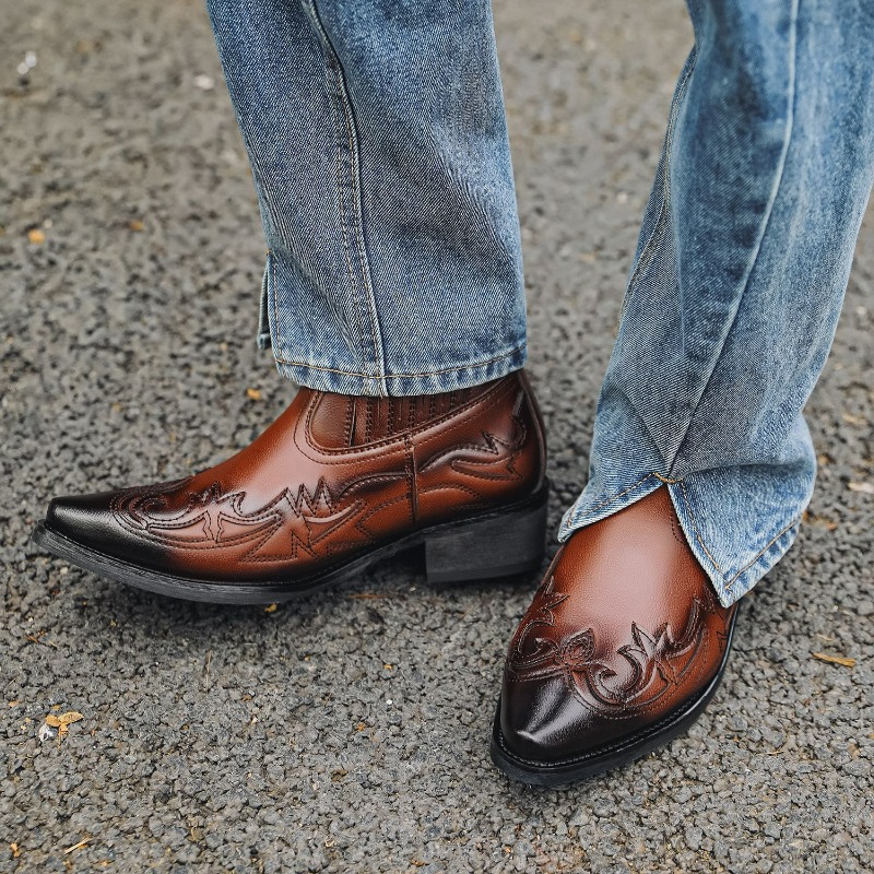 Stivali da Cowboy Occidentali  - Embroidery On Leather recensione e prezzo