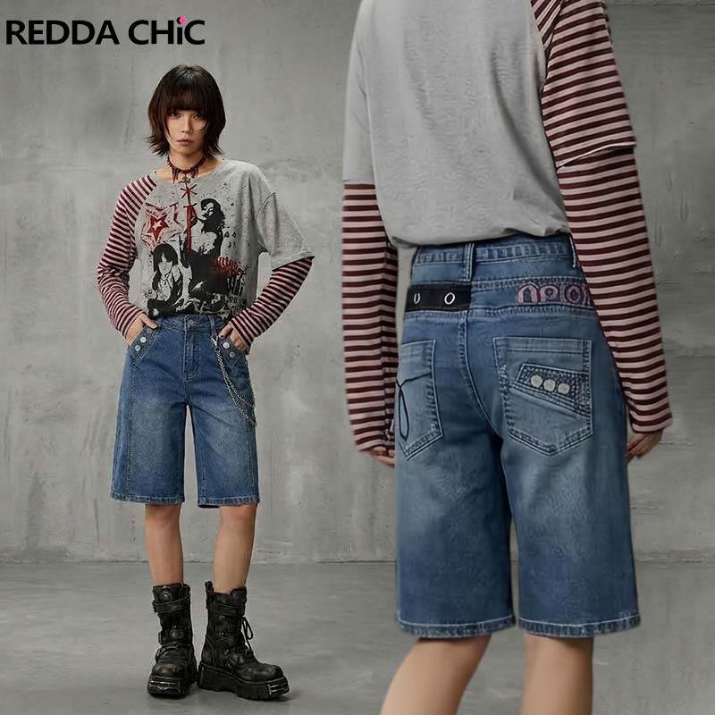 REDDACHiC Y2K Pantaloncini Jea - Embroidery Jeans recensione e prezzo