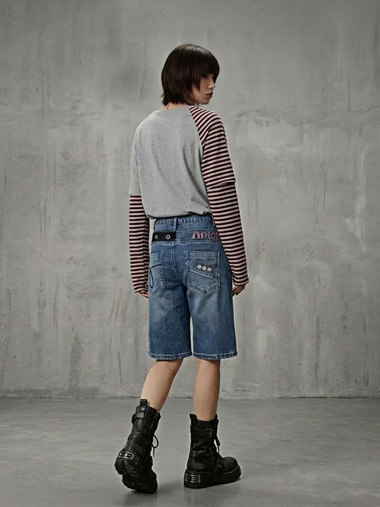 REDDACHiC Y2K Pantaloncini Jea - Embroidery Jeans recensione e prezzo