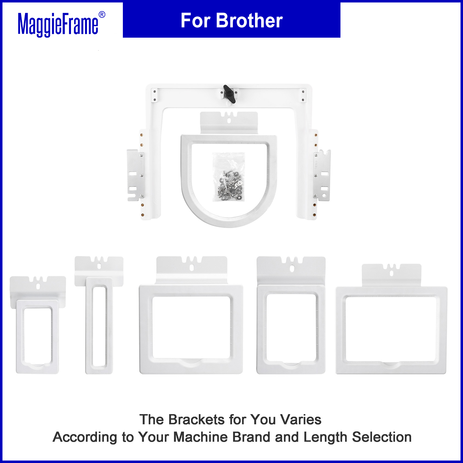 Kit telaio magnetico 6 in 1 a  - Embroidery Hoop Plastic recensione e prezzo