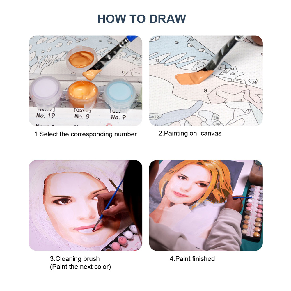 Kit Pittura con Numeri per Adu - Embroidery Translate recensione e prezzo