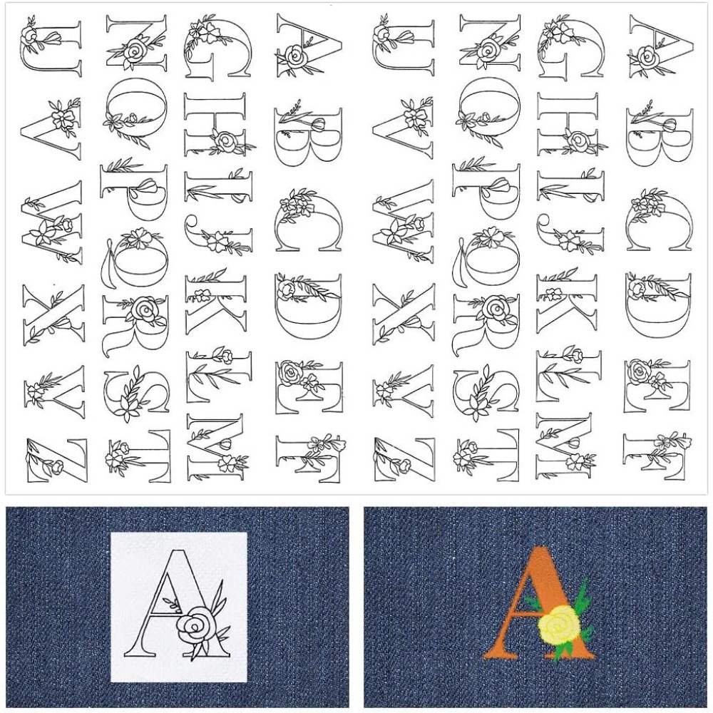 104 Pezzi di Carta Solubile in - Embroidery Initials recensione e prezzo