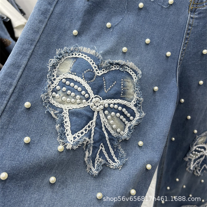 Nuova primavera estate donna s - Embroidery Jeans recensione e prezzo
