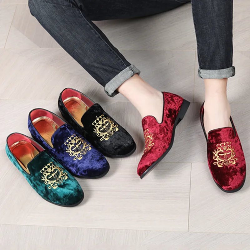 Primavera nuovi uomini scarpe  - Embroidery On Leather recensione e prezzo