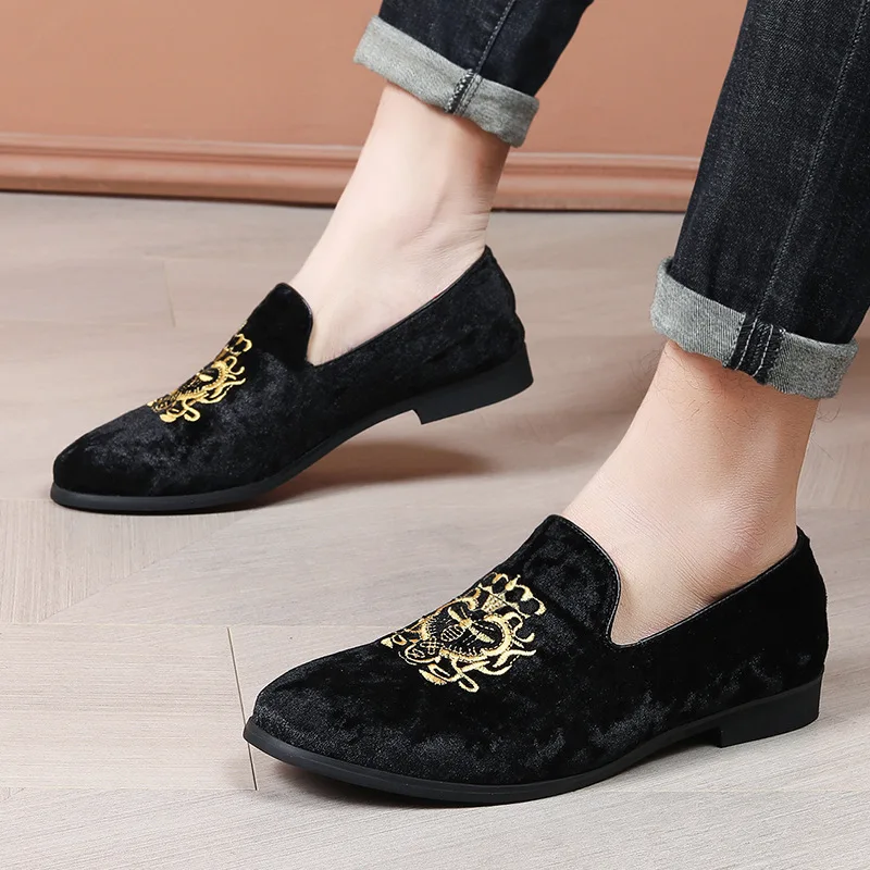 Primavera nuovi uomini scarpe  - Embroidery On Leather recensione e prezzo