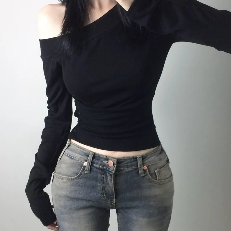 T-shirt vintage Y2K con botton - Embroidery Tshirt recensione e prezzo