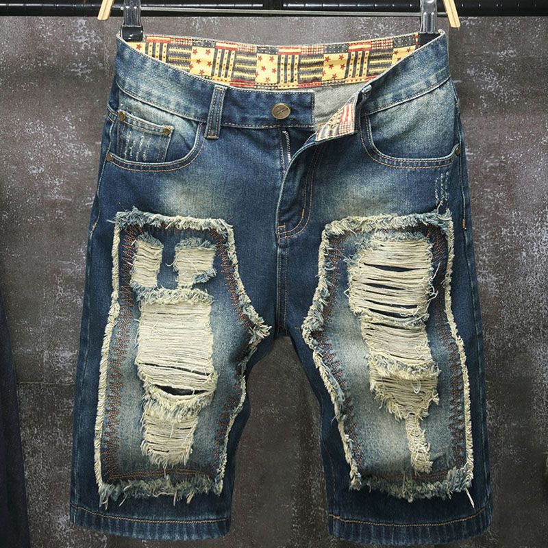 Nuovi pantaloncini da uomo in  - Embroidery Jeans recensione e prezzo