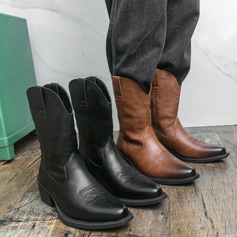 Stivali da Uomo Classici con R - Embroidery On Leather recensione e prezzo
