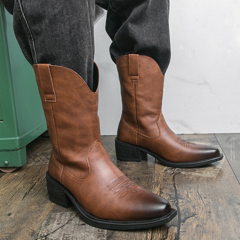 Stivali da Uomo Classici con R - Embroidery On Leather recensione e prezzo