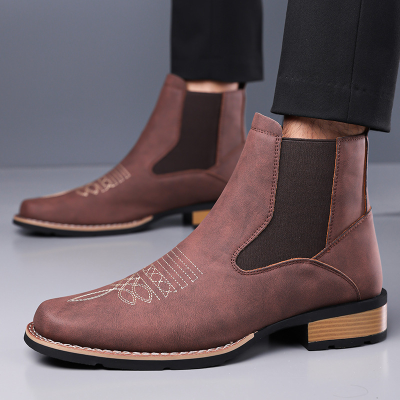 Stivali Chelsea da Uomo di Alt - Embroidery On Leather recensione e prezzo