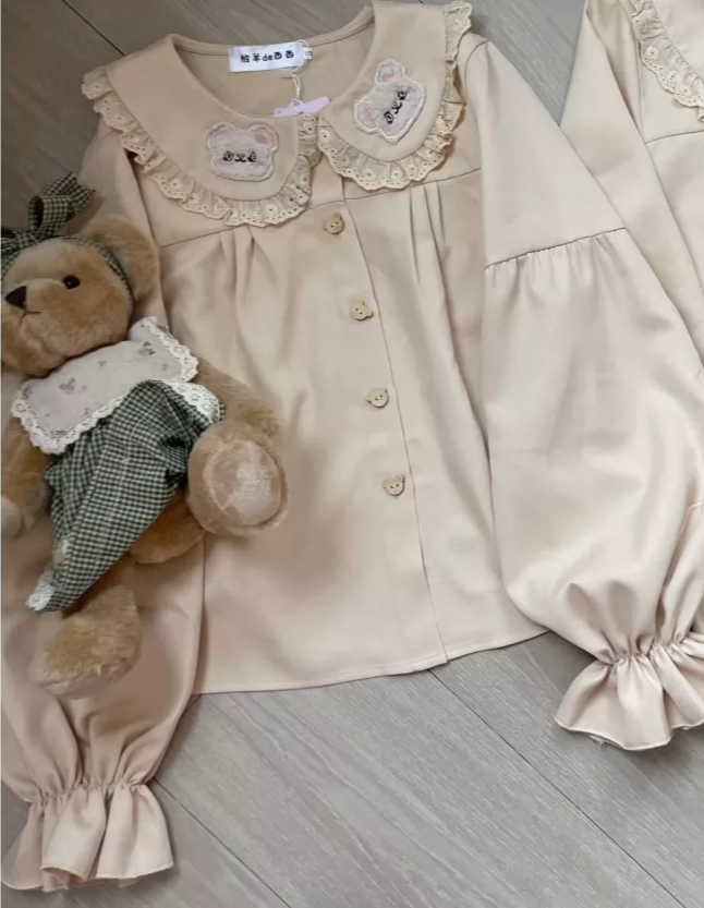 Camicetta Lolita con Ricamo Or - Embroidery Cream recensione e prezzo