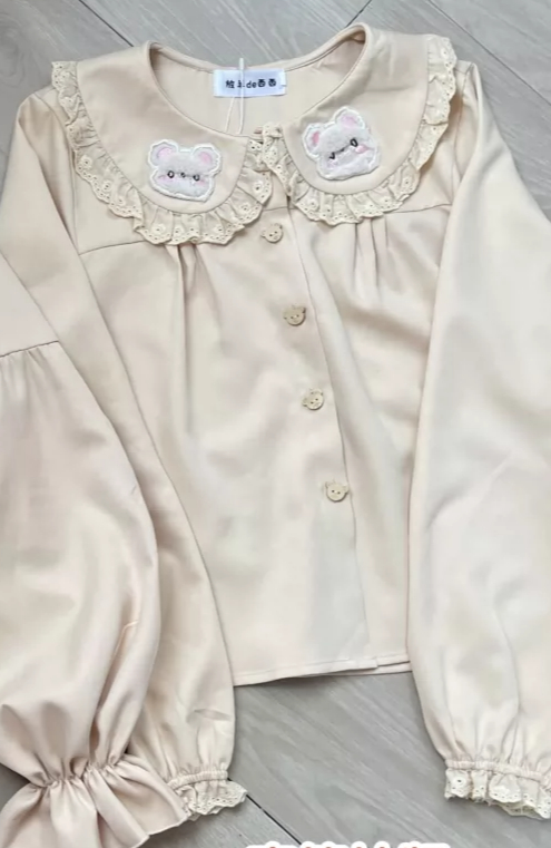 Camicetta Lolita con Ricamo Or - Embroidery Cream recensione e prezzo